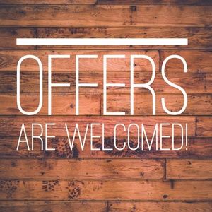 Offers are happily considered!